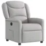 Sillón reclinable eléctrico de tela gris nube by , Armchairs - Ref: Foro24-3303183, Price: 255,08 €, Discount: %