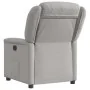 Sillón reclinable eléctrico de tela gris nube by , Armchairs - Ref: Foro24-3303183, Price: 255,08 €, Discount: %