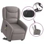 Sillón reclinable de masaje elevable tela gris taupé by , Armchairs - Ref: Foro24-3303211, Price: 295,25 €, Discount: %
