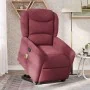 Sillón reclinable de masaje elevable tela rojo tinto by , Armchairs - Ref: Foro24-3303207, Price: 293,57 €, Discount: %