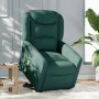Sillón masaje eléctrico reclinable elevable tela verde oscuro by , Armchairs - Ref: Foro24-3303230, Price: 341,33 €, Discount: %