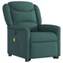 Sillón masaje eléctrico reclinable elevable tela verde oscuro by , Armchairs - Ref: Foro24-3303230, Price: 341,33 €, Discount: %