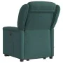 Sillón masaje eléctrico reclinable elevable tela verde oscuro by , Armchairs - Ref: Foro24-3303230, Price: 341,33 €, Discount: %