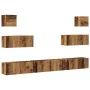Conjunto de mueble de TV 7 piezas montado la pared madera vieja von , TV-Möbel - Ref: Foro24-3329211, Preis: 237,11 €, Rabatt: %