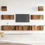 Conjunto de mueble de TV 7 piezas montado la pared madera vieja von , TV-Möbel - Ref: Foro24-3329211, Preis: 237,11 €, Rabatt: %