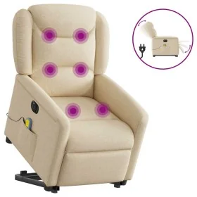 Sillón de masaje eléctrico reclinable elevable tela crema von , Sessel - Ref: Foro24-3303232, Preis: 345,43 €, Rabatt: %