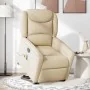 Sillón de masaje eléctrico reclinable elevable tela crema by , Armchairs - Ref: Foro24-3303232, Price: 345,43 €, Discount: %