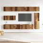 Conjunto de mueble de TV 7 piezas montado la pared madera vieja by , TV Furniture - Ref: Foro24-3329213, Price: 282,40 €, Dis...