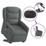 Silla de masaje reclinable de pie de tela gris oscuro de , Sillones - Ref: Foro24-3303205, Precio: 295,02 €, Descuento: %