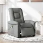 Sillón reclinable de masaje eléctrico tela gris oscuro by , Armchairs - Ref: Foro24-3303245, Price: 243,49 €, Discount: %