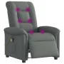 Sillón reclinable de masaje eléctrico tela gris oscuro by , Armchairs - Ref: Foro24-3303245, Price: 243,49 €, Discount: %