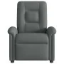 Sillón reclinable de masaje eléctrico tela gris oscuro by , Armchairs - Ref: Foro24-3303245, Price: 243,49 €, Discount: %