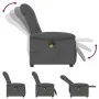 Sillón reclinable de masaje eléctrico tela gris oscuro by , Armchairs - Ref: Foro24-3303245, Price: 243,49 €, Discount: %