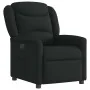 Sillón reclinable eléctrico de tela negro de , Sillones - Ref: Foro24-3303176, Precio: 240,39 €, Descuento: %