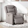 Sillón reclinable eléctrico tela gris taupé by , Armchairs - Ref: Foro24-3303181, Price: 256,71 €, Discount: %