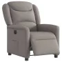 Sillón reclinable eléctrico tela gris taupé by , Armchairs - Ref: Foro24-3303181, Price: 256,71 €, Discount: %
