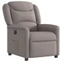 Sillón reclinable eléctrico tela gris taupé by , Armchairs - Ref: Foro24-3303181, Price: 256,71 €, Discount: %