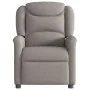 Sillón reclinable eléctrico tela gris taupé by , Armchairs - Ref: Foro24-3303181, Price: 256,71 €, Discount: %