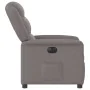 Sillón reclinable eléctrico tela gris taupé by , Armchairs - Ref: Foro24-3303181, Price: 256,71 €, Discount: %