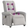 Sillón reclinable de masaje eléctrico tela gris nube von , Sessel - Ref: Foro24-3303253, Preis: 261,47 €, Rabatt: %
