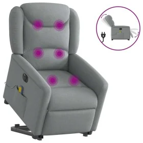 Sillón de masaje eléctrico reclinable elevable tela gris claro von , Sessel - Ref: Foro24-3303224, Preis: 345,95 €, Rabatt: %