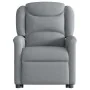 Sillón de masaje eléctrico reclinable elevable tela gris claro by , Armchairs - Ref: Foro24-3303224, Price: 345,95 €, Discoun...