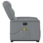 Sillón de masaje eléctrico reclinable elevable tela gris claro by , Armchairs - Ref: Foro24-3303224, Price: 345,95 €, Discoun...