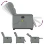 Sillón de masaje eléctrico reclinable elevable tela gris claro by , Armchairs - Ref: Foro24-3303224, Price: 345,95 €, Discoun...