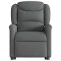 Sillón reclinable elevable de tela gris oscuro de , Sillones - Ref: Foro24-3303195, Precio: 276,34 €, Descuento: %