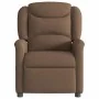 Sillón reclinable de masaje eléctrico tela marrón de , Sillones - Ref: Foro24-3303188, Precio: 261,58 €, Descuento: %