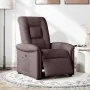 Sillón reclinable eléctrico tela marrón oscuro de , Sillones - Ref: Foro24-3303239, Precio: 236,26 €, Descuento: %