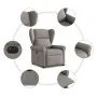 Sillón reclinable eléctrico tela gris taupé von , Sessel - Ref: Foro24-3303361, Preis: 260,33 €, Rabatt: %