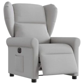 Sillón reclinable eléctrico de tela gris nube de , Sillones - Ref: Foro24-3303363, Precio: 246,34 €, Descuento: %