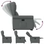 Sillón reclinable elevable de tela gris oscuro de , Sillones - Ref: Foro24-3303375, Precio: 279,69 €, Descuento: %