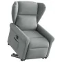 Sillón eléctrico reclinable elevable de tela gris claro by , Armchairs - Ref: Foro24-3303394, Price: 324,45 €, Discount: %
