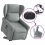 Sillón eléctrico reclinable elevable de tela gris claro by , Armchairs - Ref: Foro24-3303394, Price: 324,45 €, Discount: %