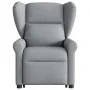Sillón de masaje eléctrico reclinable elevable tela gris claro by , Armchairs - Ref: Foro24-3303404, Price: 346,67 €, Discoun...