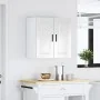 Armario pared cocina Porto madera ingeniería blanca alto brillo by , Kitchen cabinets - Ref: Foro24-854059, Price: 66,66 €, D...