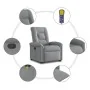 Sillón de masaje reclinable de pie de tela gris claro von , Sessel - Ref: Foro24-3303264, Preis: 295,53 €, Rabatt: %