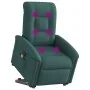 Silla de masaje reclinable de pie de tela verde oscura by , Armchairs - Ref: Foro24-3303270, Price: 292,19 €, Discount: %