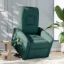 Silla de masaje reclinable de pie de tela verde oscura by , Armchairs - Ref: Foro24-3303270, Price: 292,19 €, Discount: %