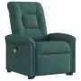 Silla de masaje reclinable de pie de tela verde oscura by , Armchairs - Ref: Foro24-3303270, Price: 292,19 €, Discount: %
