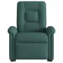 Silla de masaje reclinable de pie de tela verde oscura by , Armchairs - Ref: Foro24-3303270, Price: 292,19 €, Discount: %