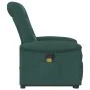 Silla de masaje reclinable de pie de tela verde oscura by , Armchairs - Ref: Foro24-3303270, Price: 292,19 €, Discount: %