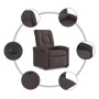 Sillón eléctrico reclinable elevable de tela marrón oscuro von , Sessel - Ref: Foro24-3303279, Preis: 319,82 €, Rabatt: %