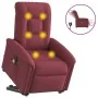 Sillón de masaje eléctrico reclinable elevable tela rojo tinto by , Armchairs - Ref: Foro24-3303287, Price: 339,20 €, Discoun...