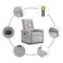 Sillón de masaje eléctrico reclinable elevable tela gris nube von , Sessel - Ref: Foro24-3303293, Preis: 350,77 €, Rabatt: %