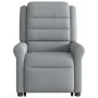 Sillón reclinable elevable de tela gris claro by , Armchairs - Ref: Foro24-3303314, Price: 291,97 €, Discount: %