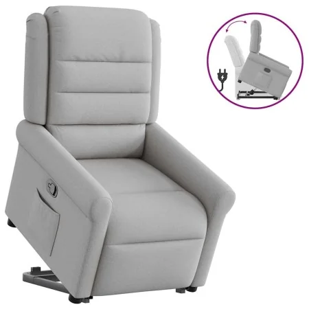 Sillón reclinable elevable de tela gris nube von , Sessel - Ref: Foro24-3303323, Preis: 278,26 €, Rabatt: %