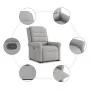 Sillón reclinable elevable de tela gris nube von , Sessel - Ref: Foro24-3303323, Preis: 278,26 €, Rabatt: %